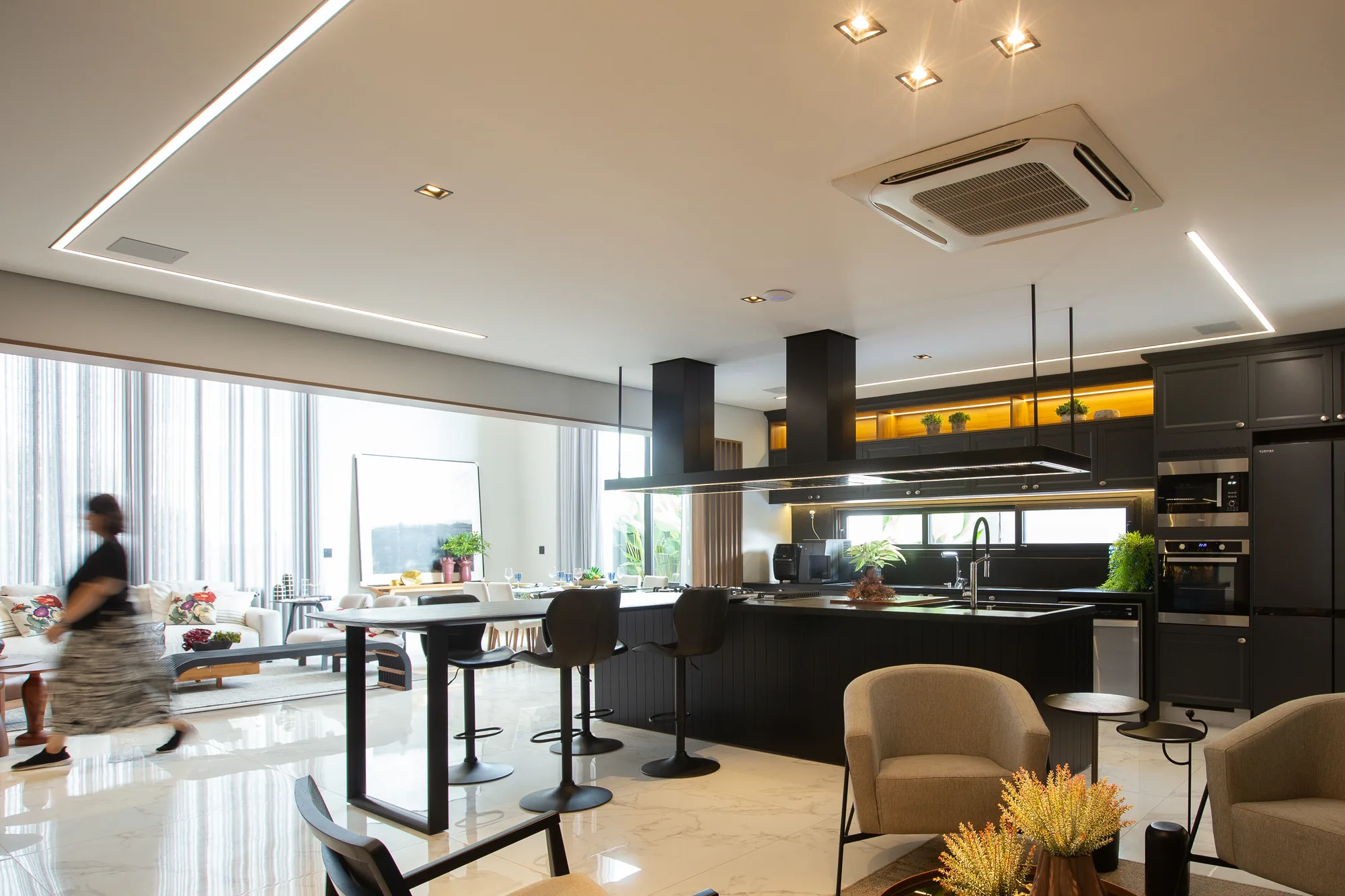 Ambiente gourmet amplo
